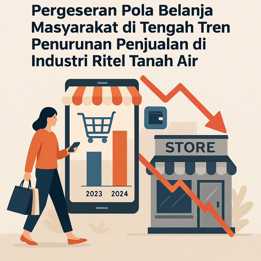 Pergeseran Pola Belanja Masyarakat dan Penurunan Penjualan Ritel di&nbsp;Indonesia: