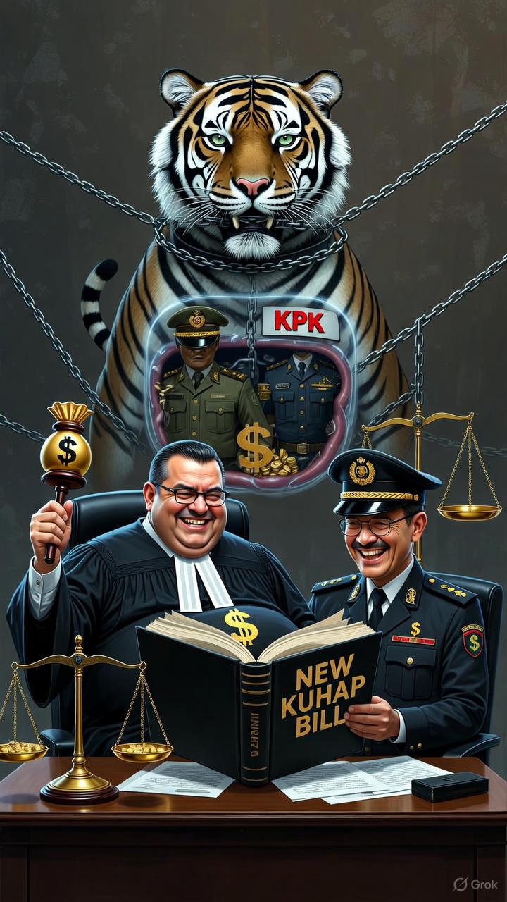 KUHAP 2025: Korupsi Sistemik Polisi dan&nbsp;Jaksa