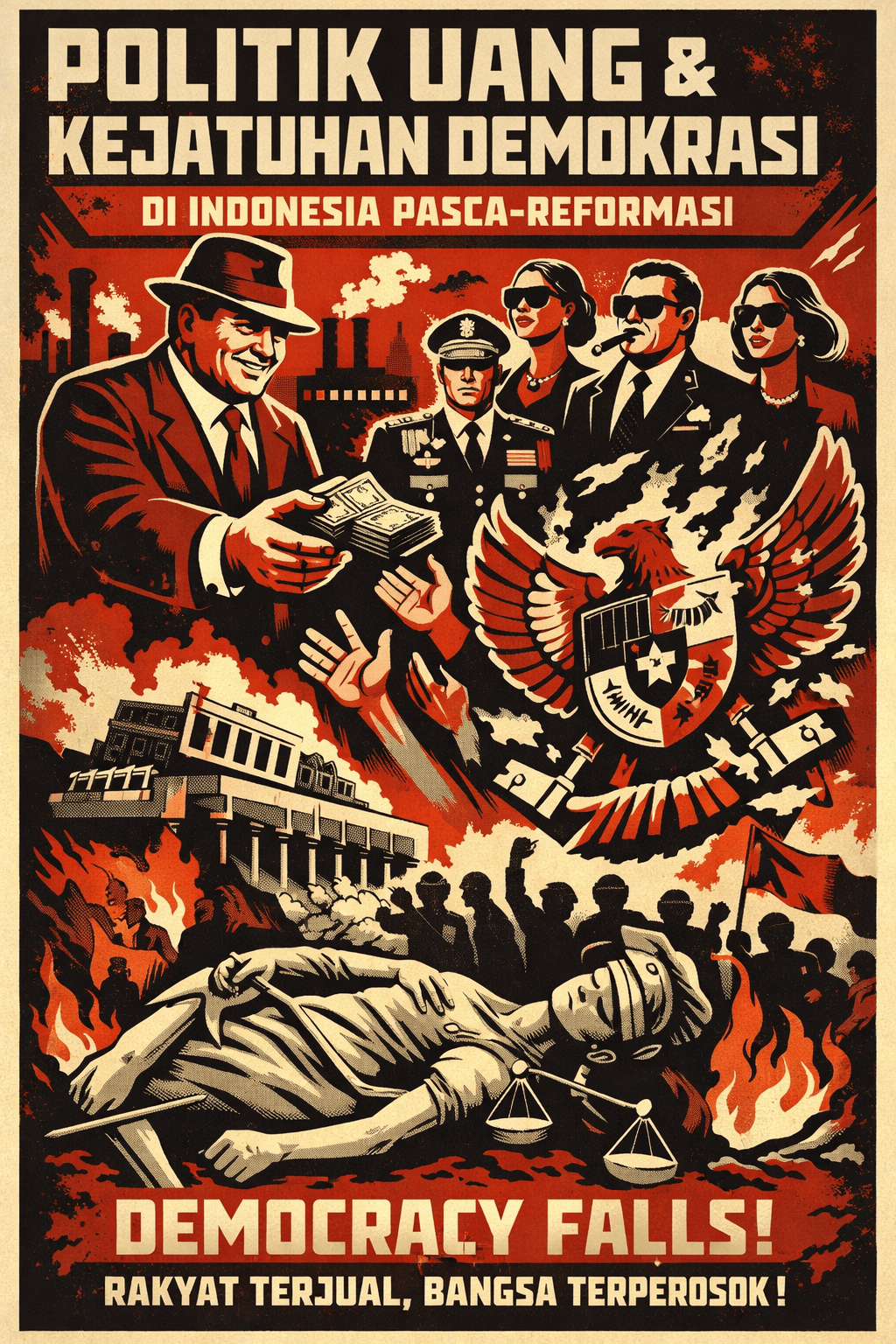 Politik Uang, dan Kejatuhan Demokrasi di Indonesia&nbsp;Pasca-Reformasi